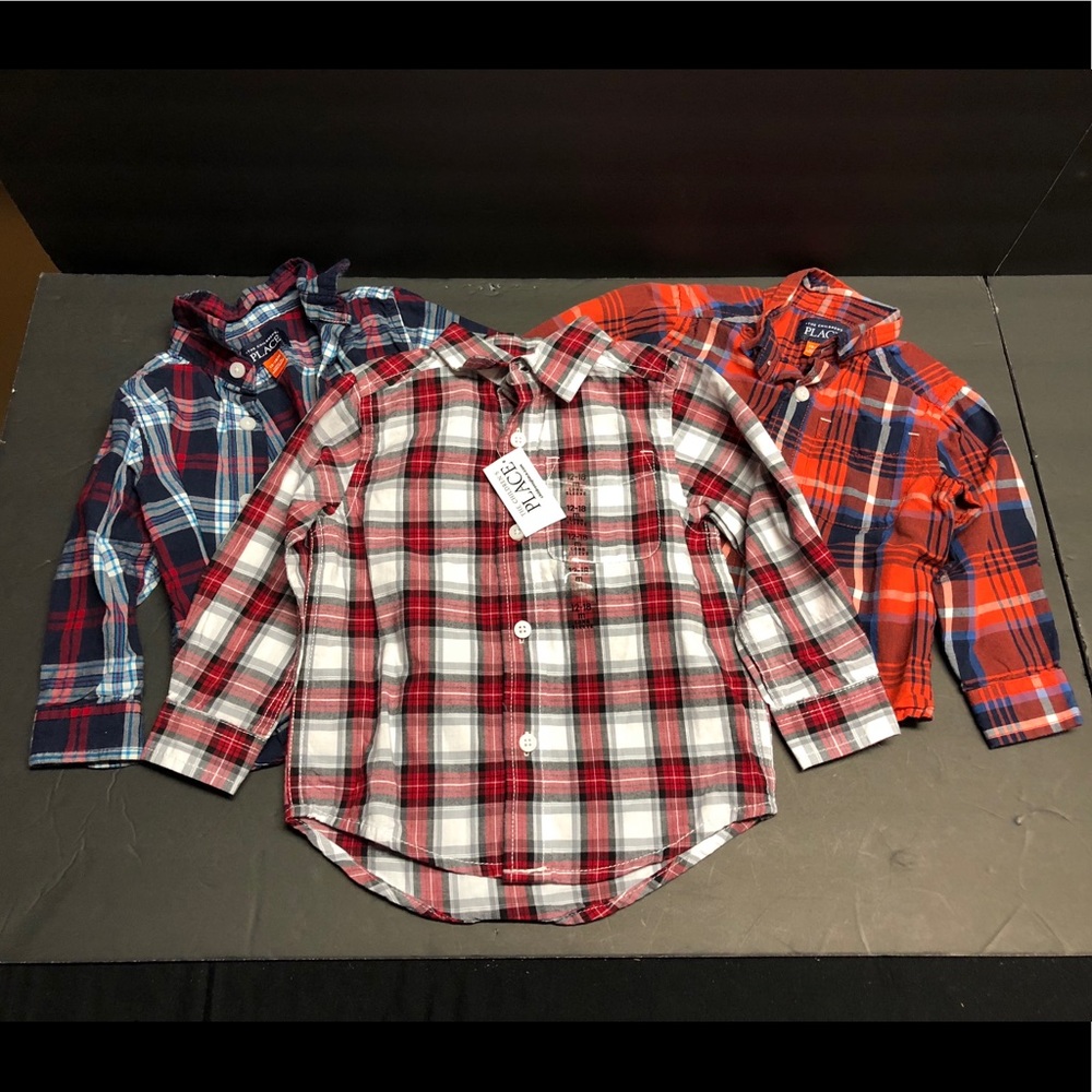TCP Baby Boys Button-down LS Shirts 12-18 months